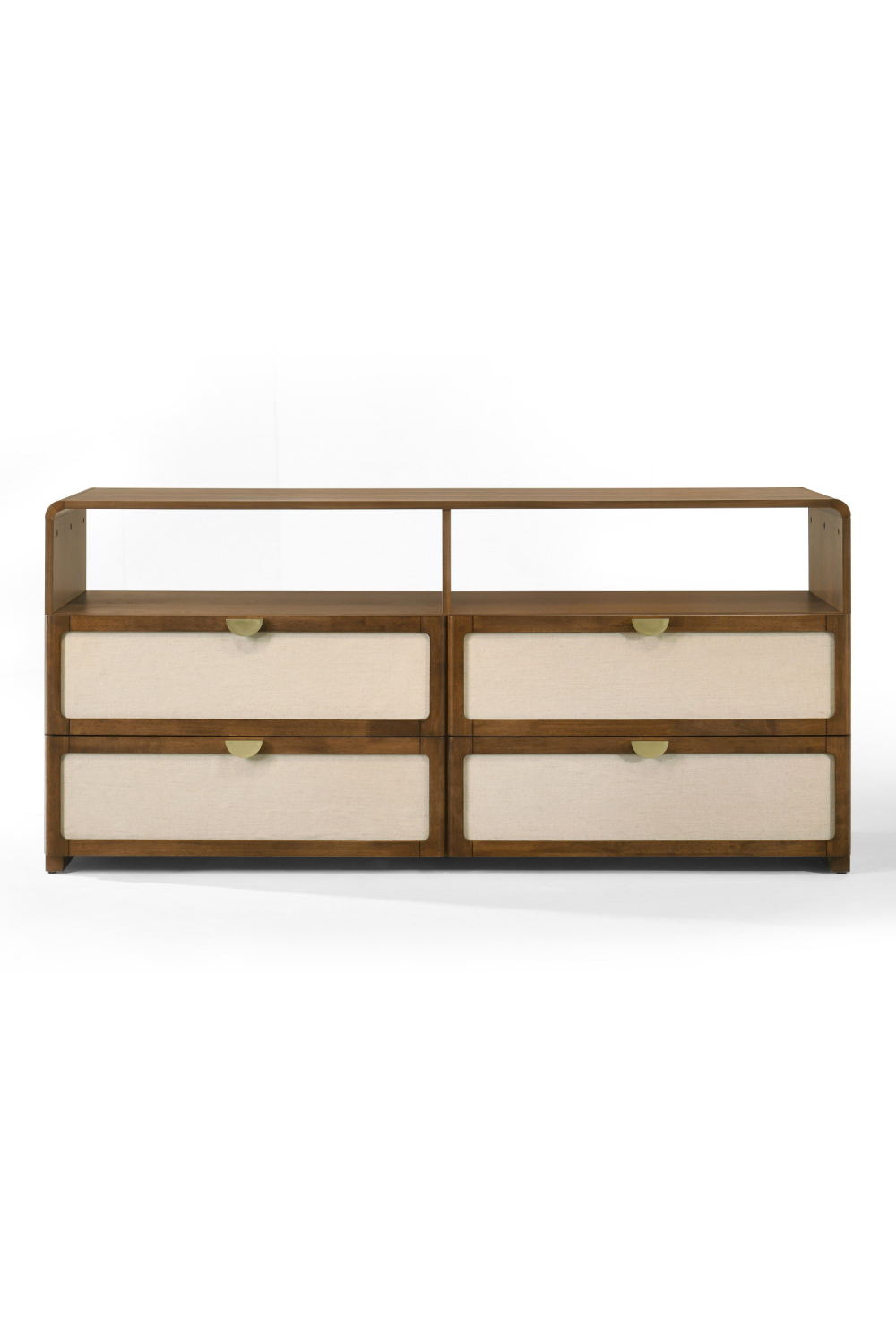   Natural Burlap 4-Drawer Dresser | Oroa.com