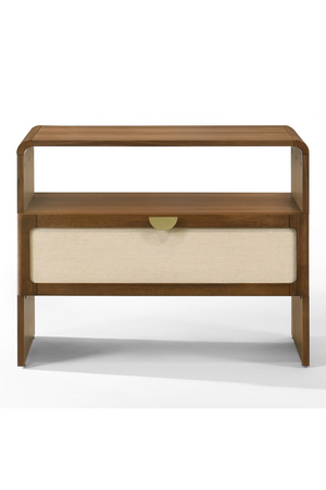   Natural Burlap Nightstand | Oroa.com