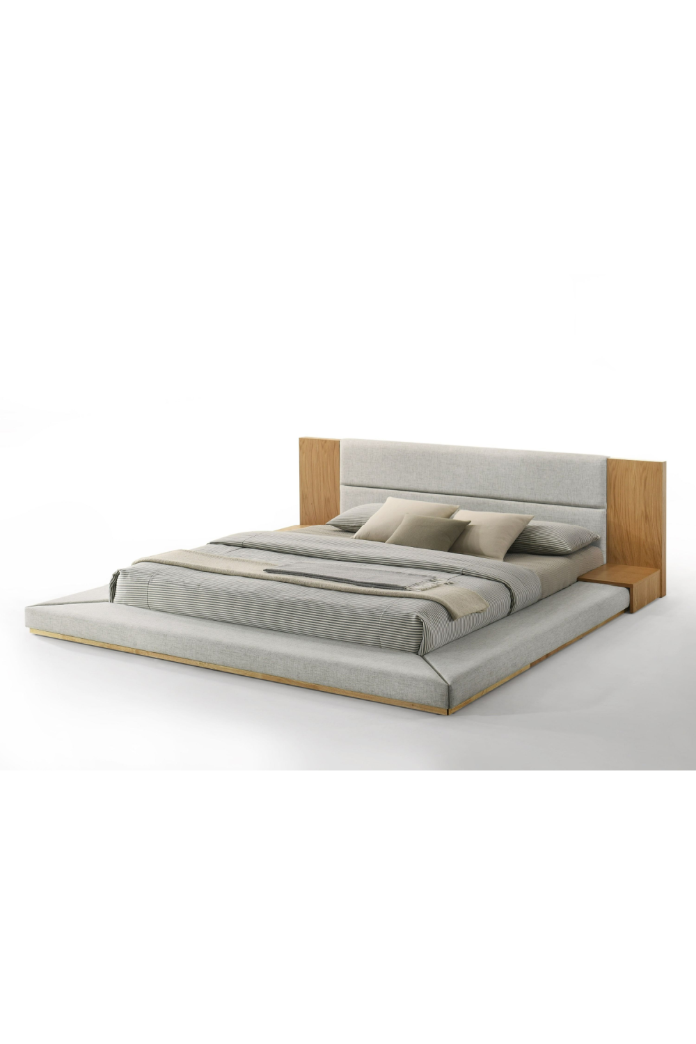   Natural Oak Queen Bed | Oroa.com