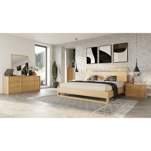   Warm Oak 5-Drawer Chest | Oroa.com