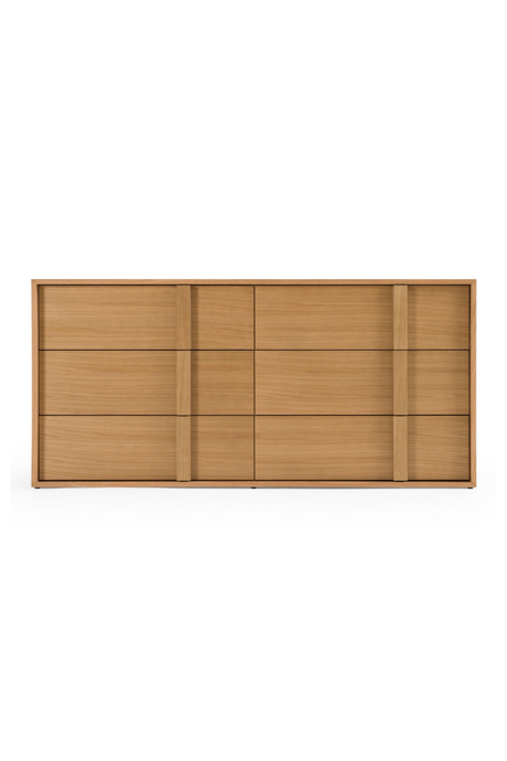   Warm Oak 5-Drawer Dresser | Oroa.com