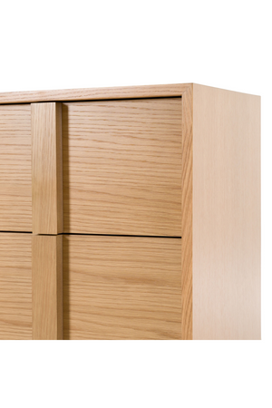   Warm Oak 5-Drawer Dresser | Oroa.com