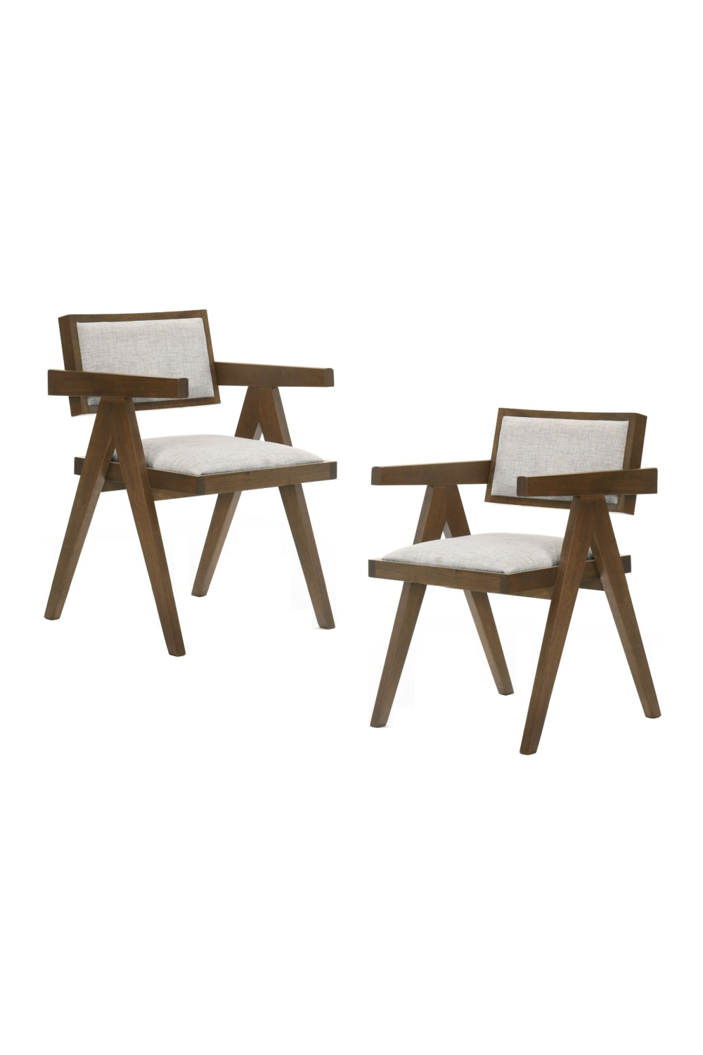   Solid Wood Dining Chairs (2) | Oroa.com