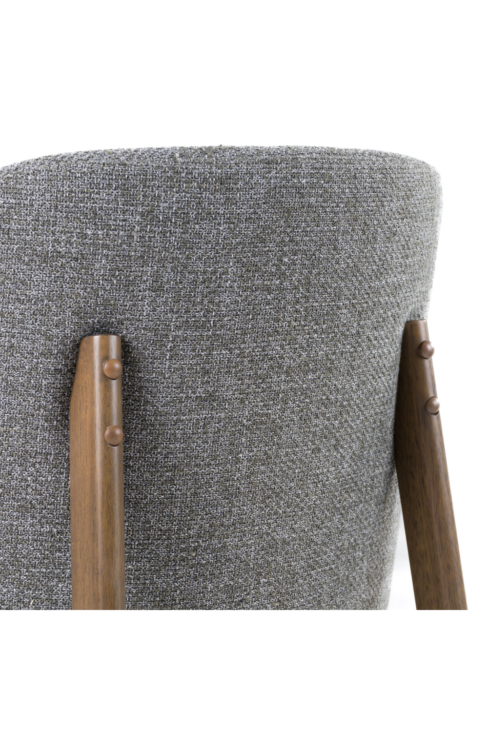   Gray Fabric Dining Chairs (2) | Oroa.com