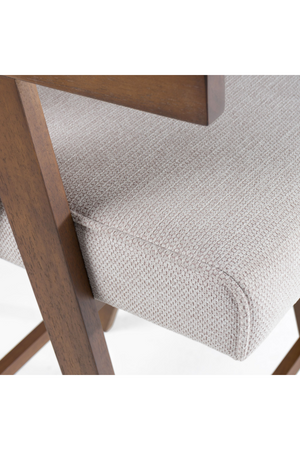   Walnut V-Leg Counter Chairs (2) | Oroa.com