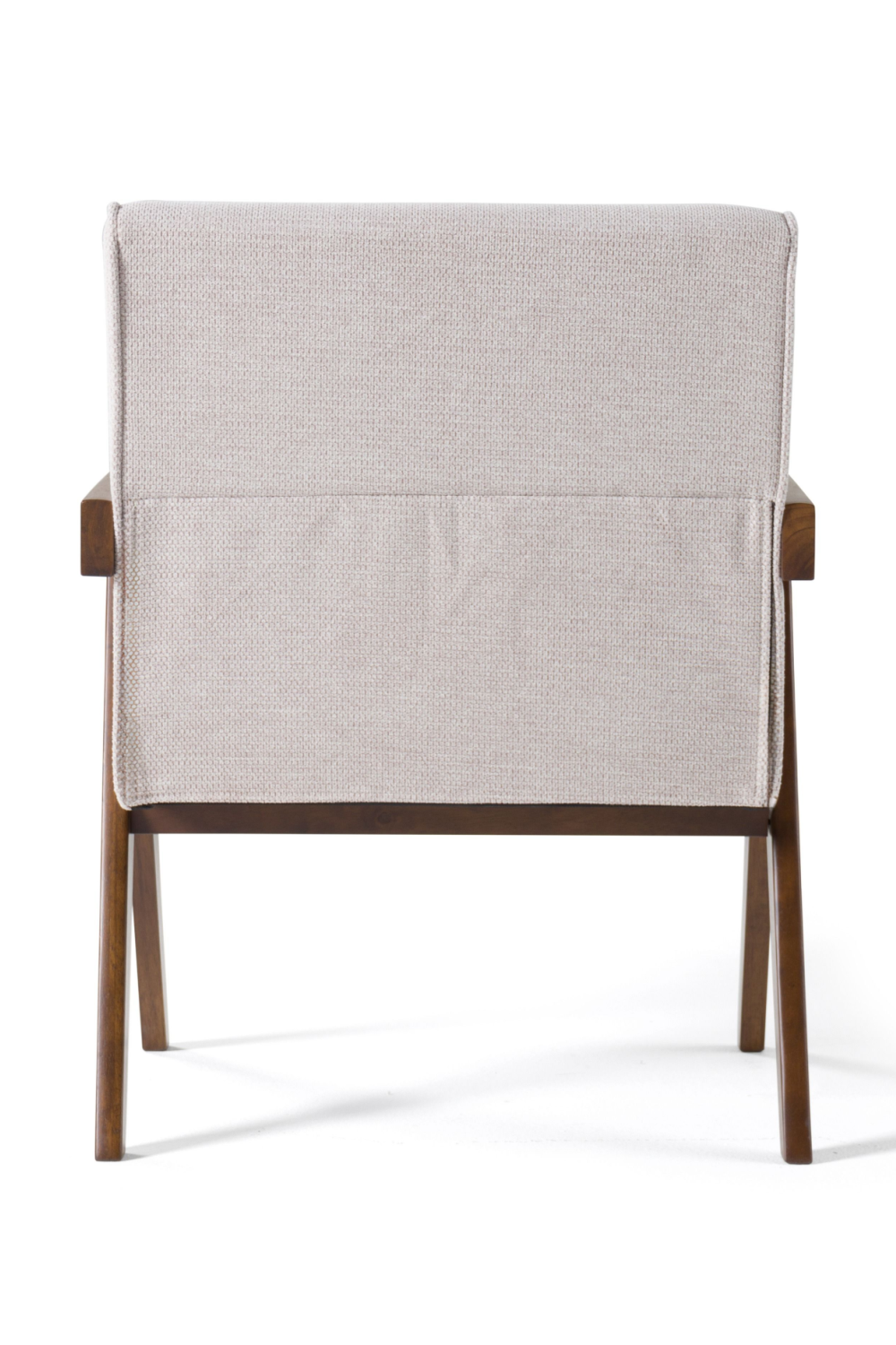   Walnut V-Leg Accent Chairs (2) | Oroa.com