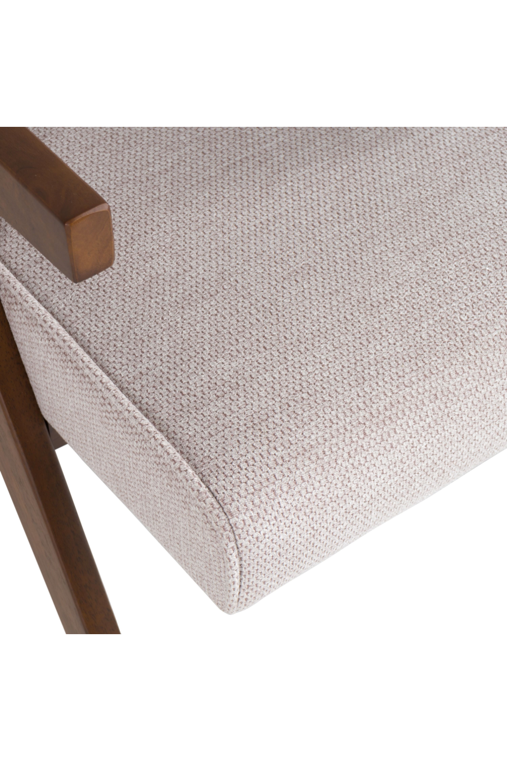   Walnut V-Leg Accent Chairs (2) | Oroa.com
