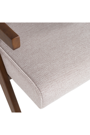   Walnut V-Leg Accent Chairs (2) | Oroa.com