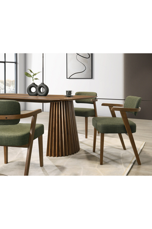   Green Fabric Dining Chair | Oroa.com