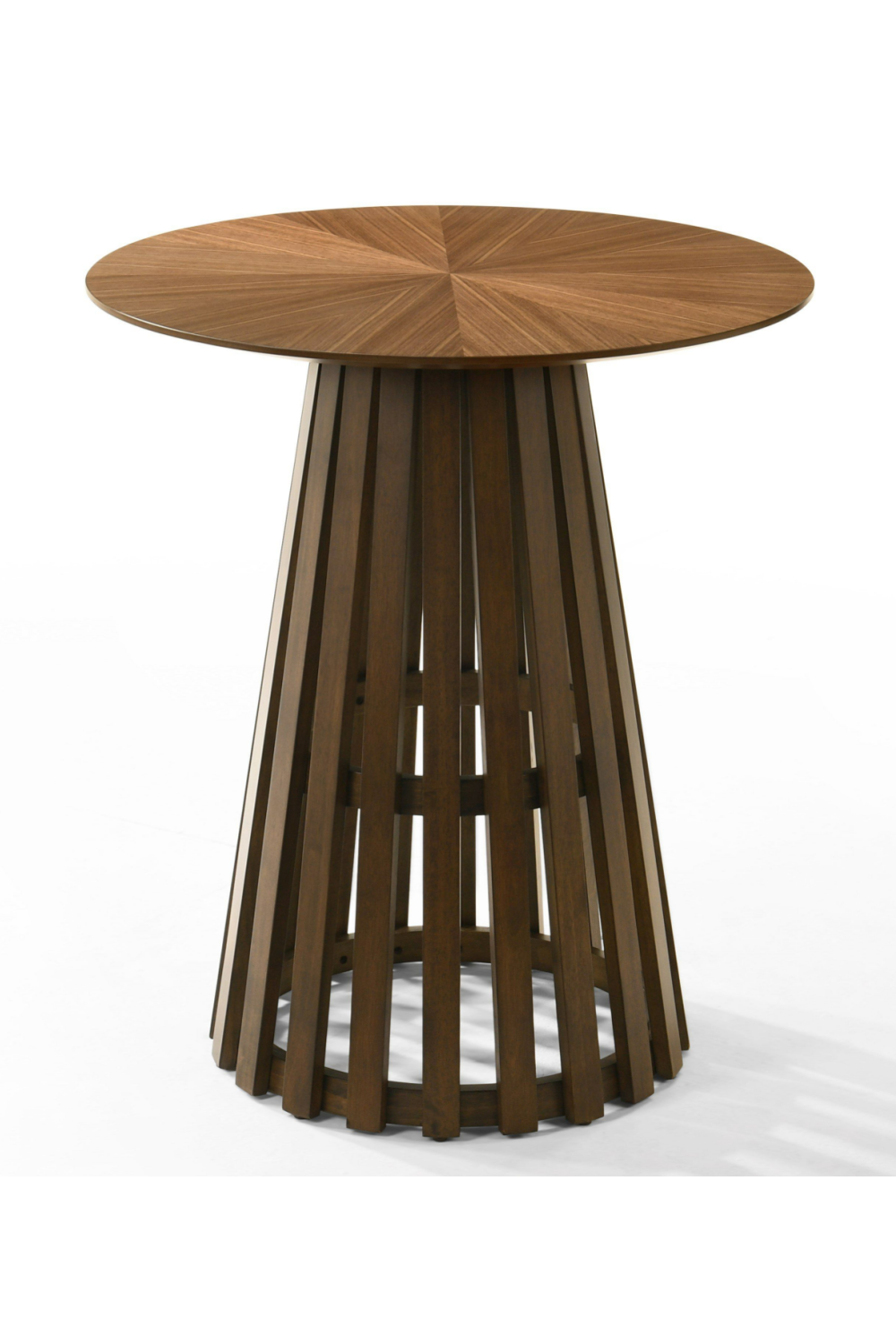   Round Walnut Bar Table | Oroa.com