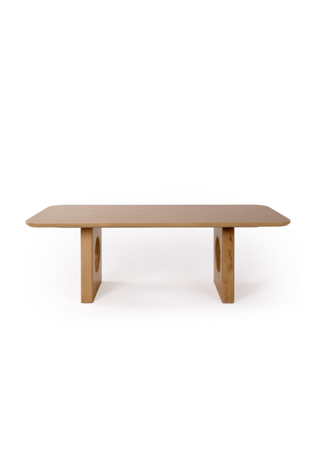   White Oak Veneer Dining Table | Oroa.com