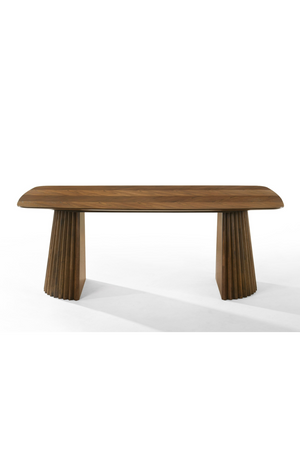   Herringbone Walnut Dining Table | Oroa.com