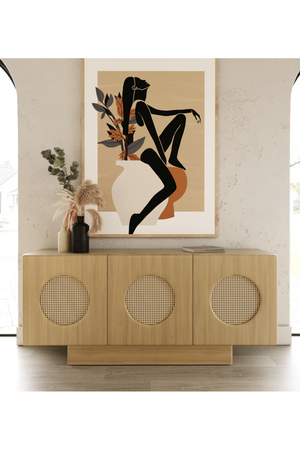   White Oak 3-Door Sideboard | Oroa.com