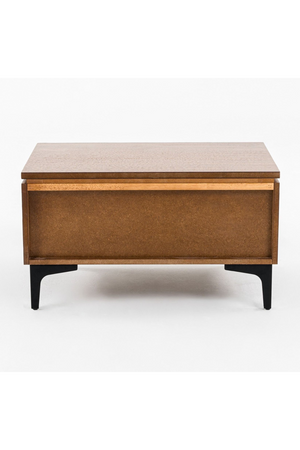   1-Drawer Walnut Veneer Nightstand | Oroa.com