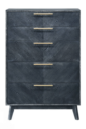   Gray Ash 5-Drawer Chest | Oroa.com