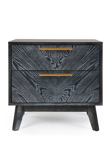   Gray Ash 2-Drawer Nightstand | Oroa.com