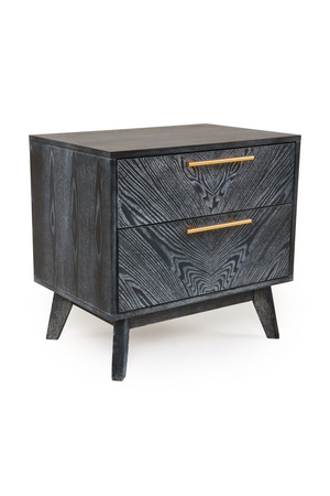   Gray Ash 2-Drawer Nightstand | Oroa.com