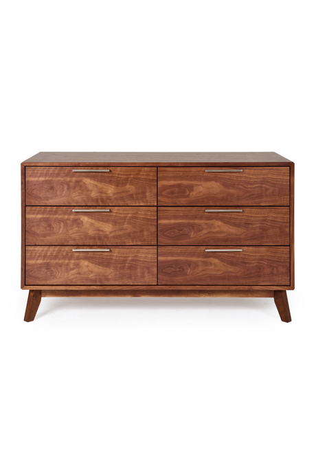   6-Drawer Walnut Dresser | Oroa.com