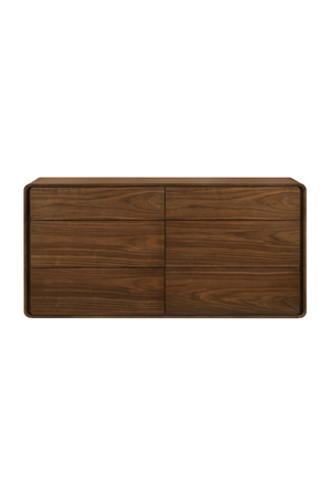   Solid Rubberwood 6-Drawer Dresser | Oroa.com