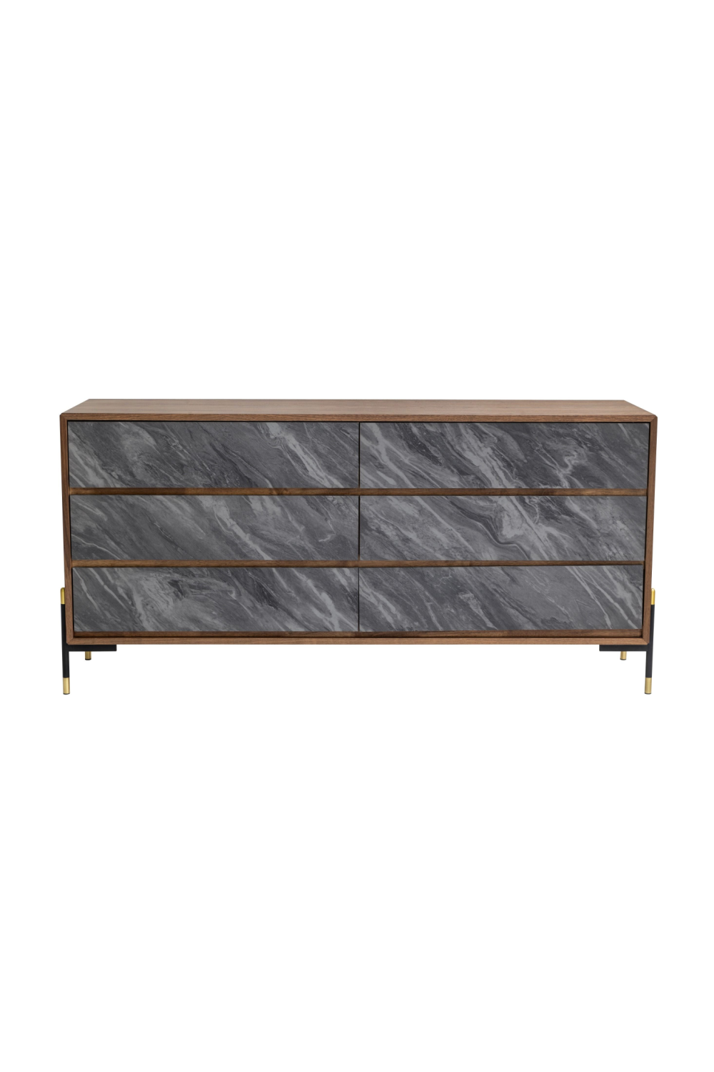   Volcanic Slate 6-Drawer Dresser | Oroa.com