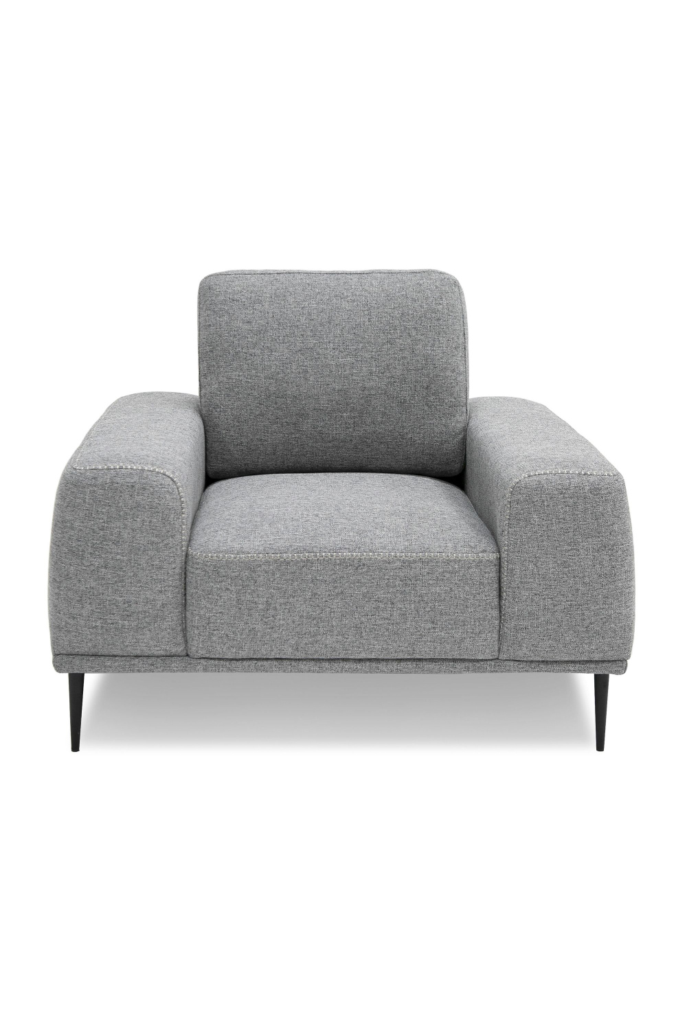   Gray Fabric Accent Chair | Oroa.com