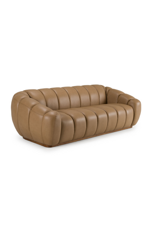   Tan Leather Sofa | Oroa.com
