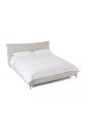   Gray Tufted Bed | Oroa.com