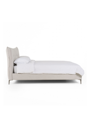   Gray Tufted Bed | Oroa.com