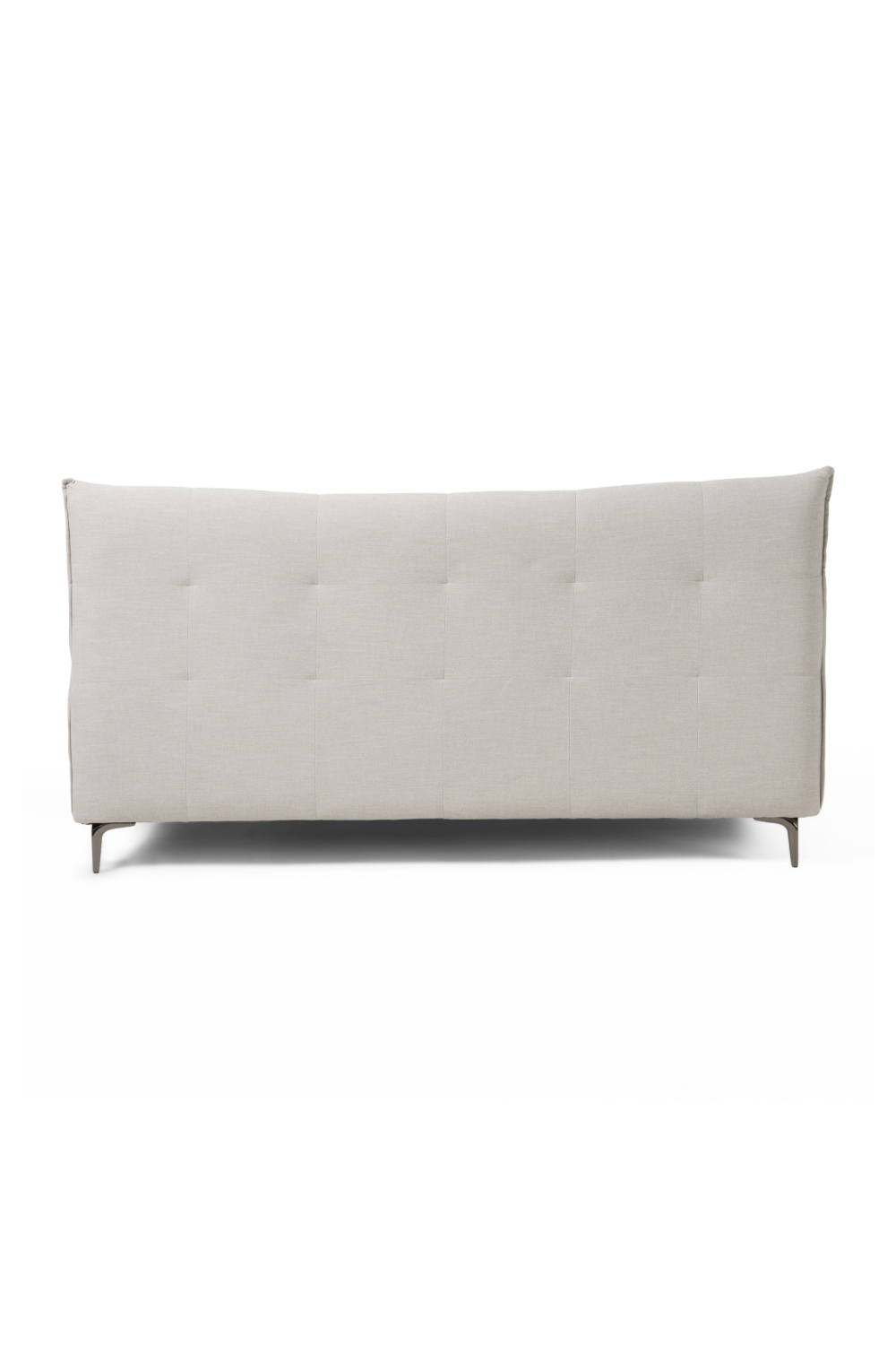   Gray Tufted Bed | Oroa.com
