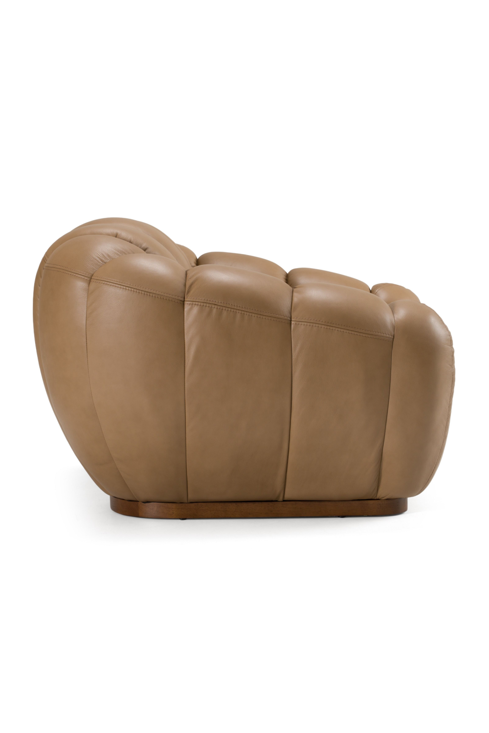   Tan Leather Lounge Chair | Oroa.com