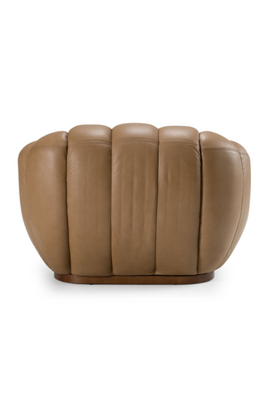   Tan Leather Lounge Chair | Oroa.com