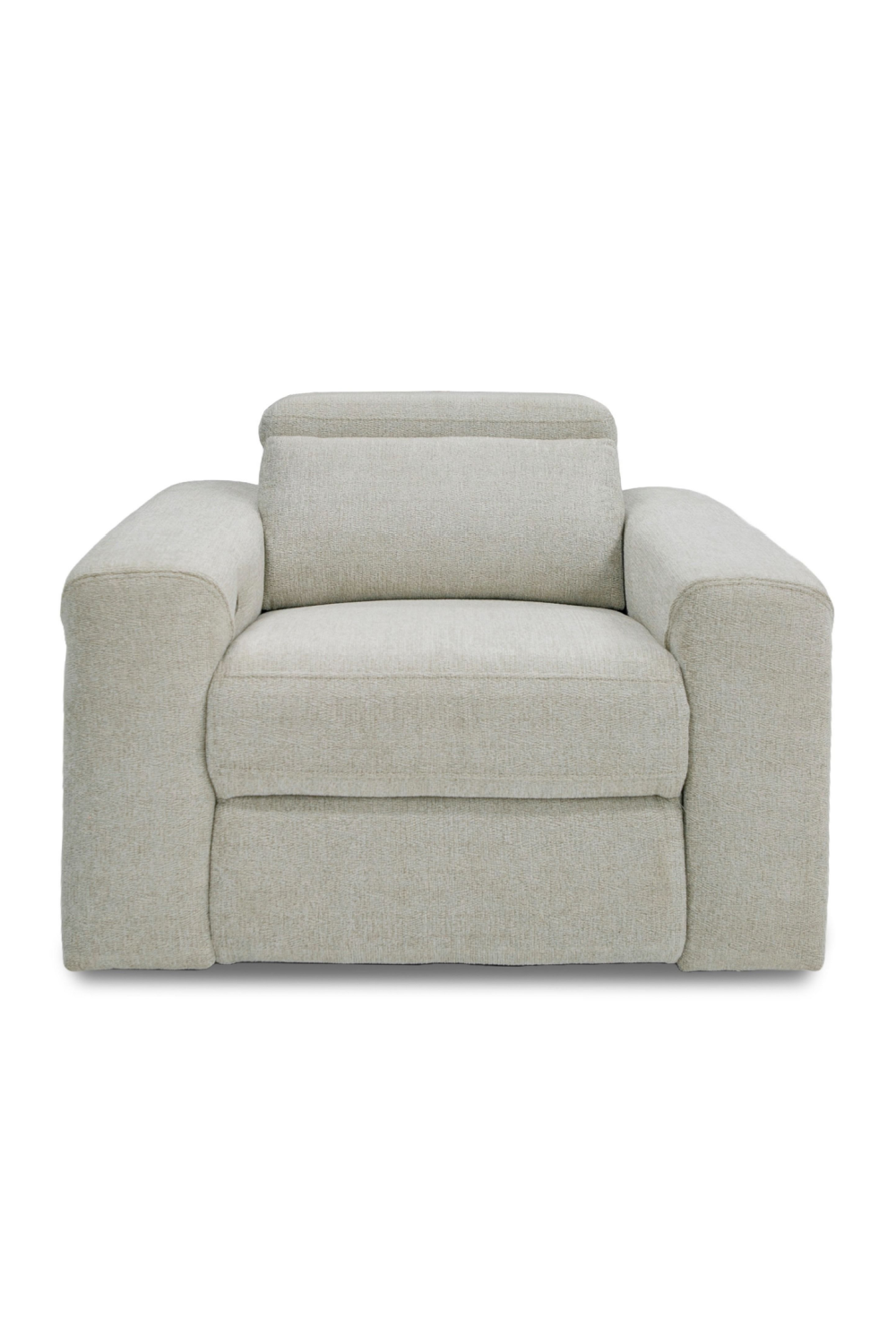   Beige Power Recliner Lounge Chair | Oroa.com