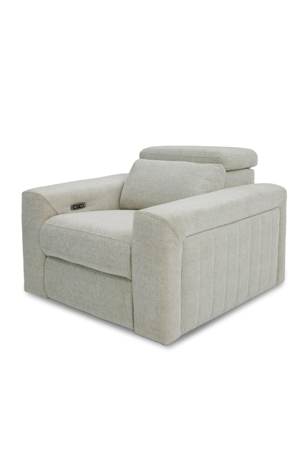   Beige Power Recliner Lounge Chair | Oroa.com
