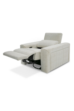   Beige Power Recliner Lounge Chair | Oroa.com