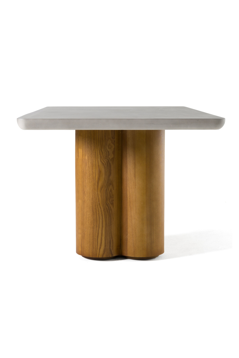   Walnut Base Rectangular Dining Table | Oroa.com