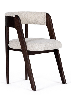   Rounded-Back Walnut Dining Chairs (2) | Oroa.com