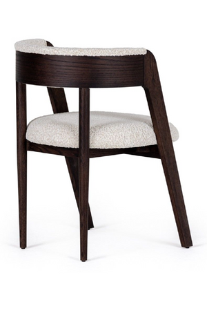   Rounded-Back Walnut Dining Chairs (2) | Oroa.com