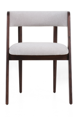   Rounded-Back Walnut Dining Chairs (2) | Oroa.com