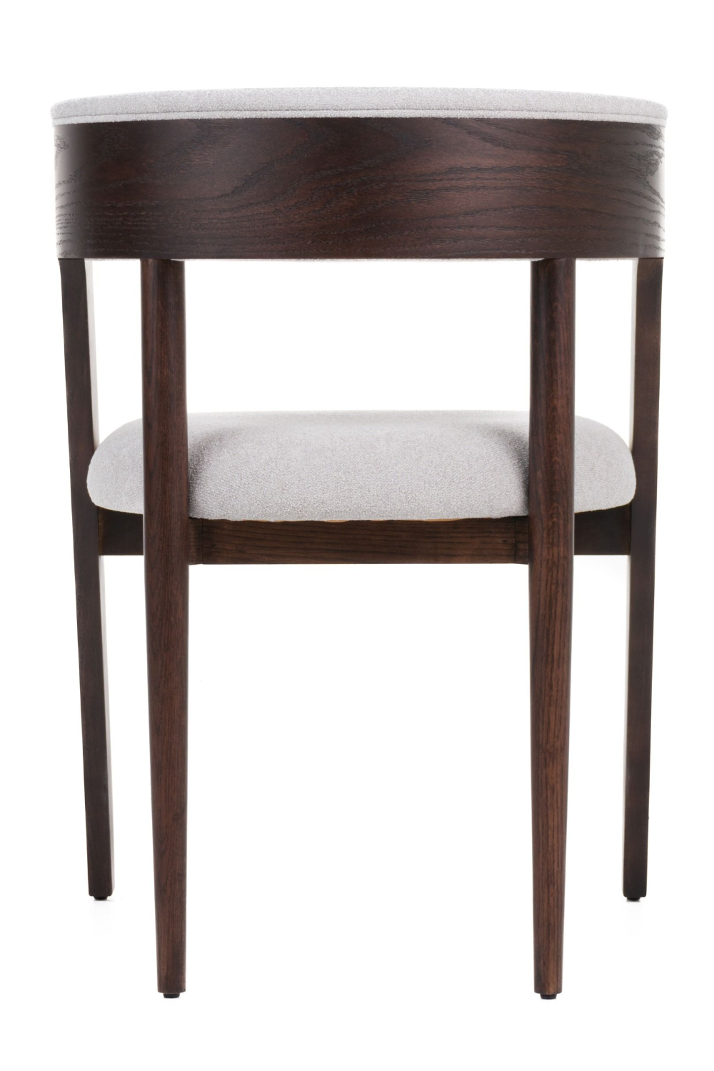   Rounded-Back Walnut Dining Chairs (2) | Oroa.com