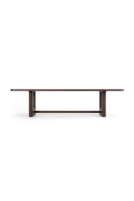   Trestle Base Oak Dining Table | Oroa.com