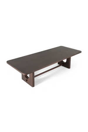   Trestle Base Oak Dining Table | Oroa.com