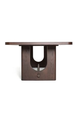   Trestle Base Oak Dining Table | Oroa.com
