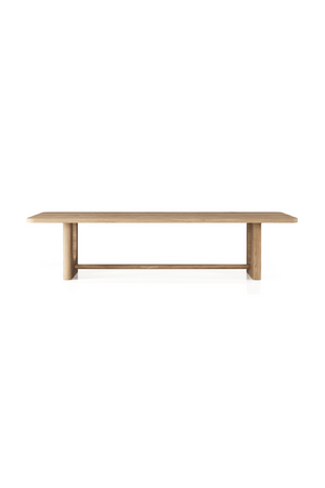   Trestle Base Oak Dining Table | Oroa.com
