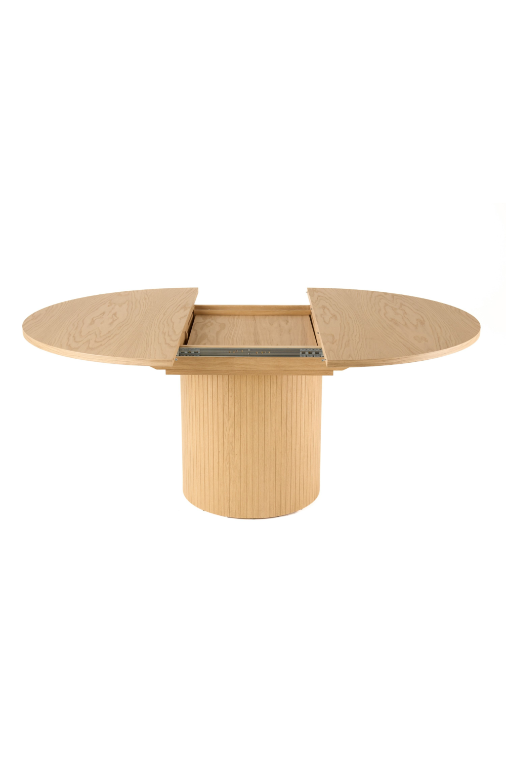   Round Oak Extendable Dining Table | Oroa.com