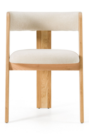   Wood Framed Curve Dining Chairs (2) | Oroa.com