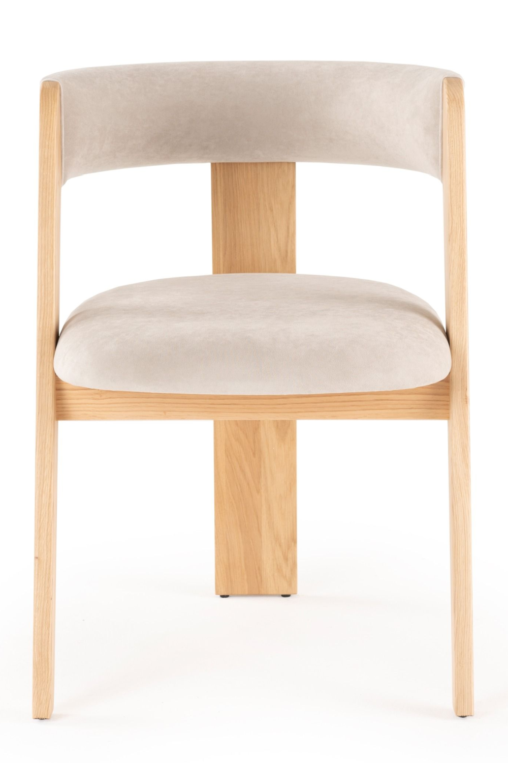   Wood Framed Curve Dining Chairs (2) | Oroa.com