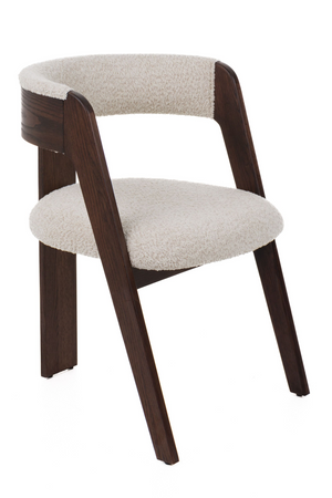   Wood Framed Curve Dining Chairs (2) | Oroa.com