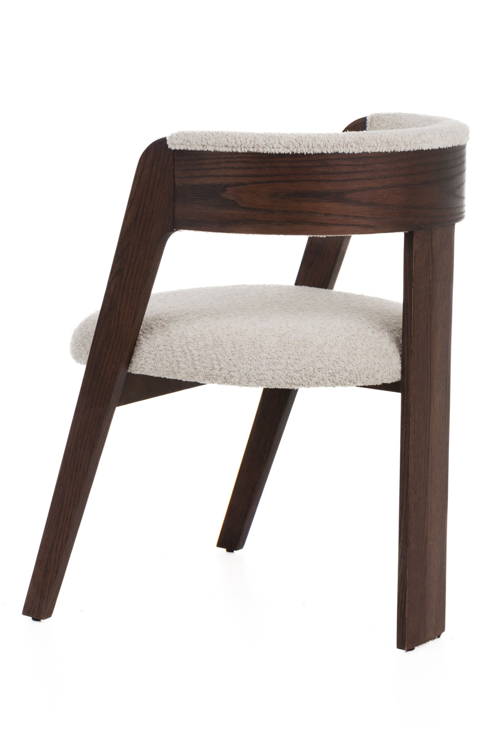   Wood Framed Curve Dining Chairs (2) | Oroa.com