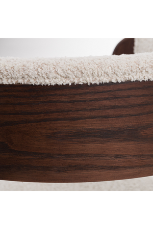   Wood Framed Curve Dining Chairs (2) | Oroa.com