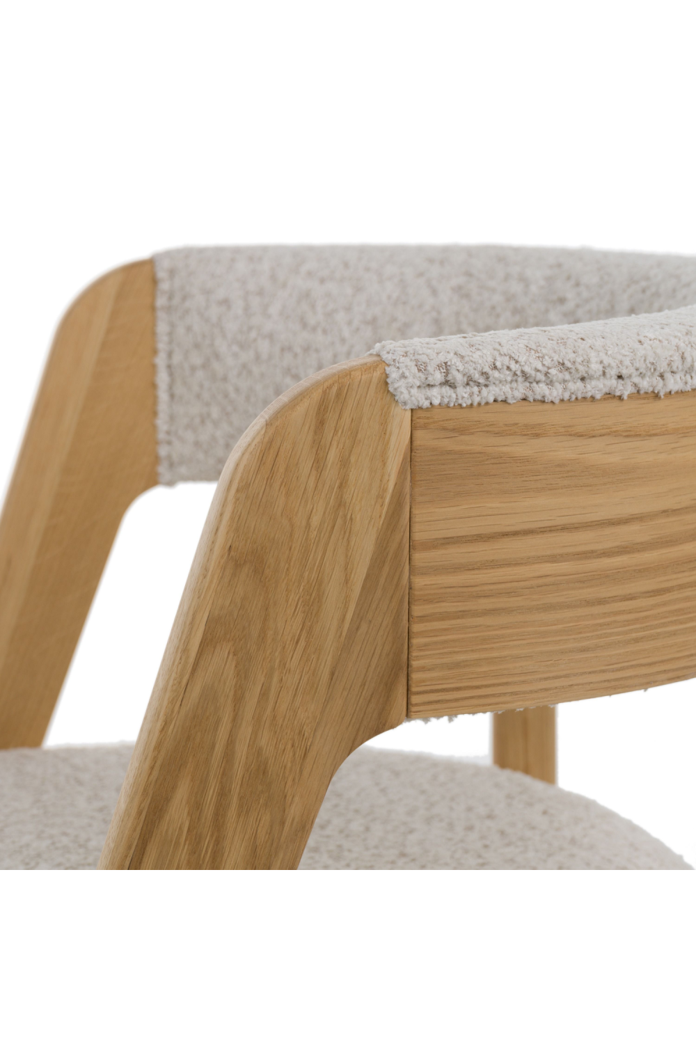   Rounded-Back Walnut Dining Chairs (2) | Oroa.com